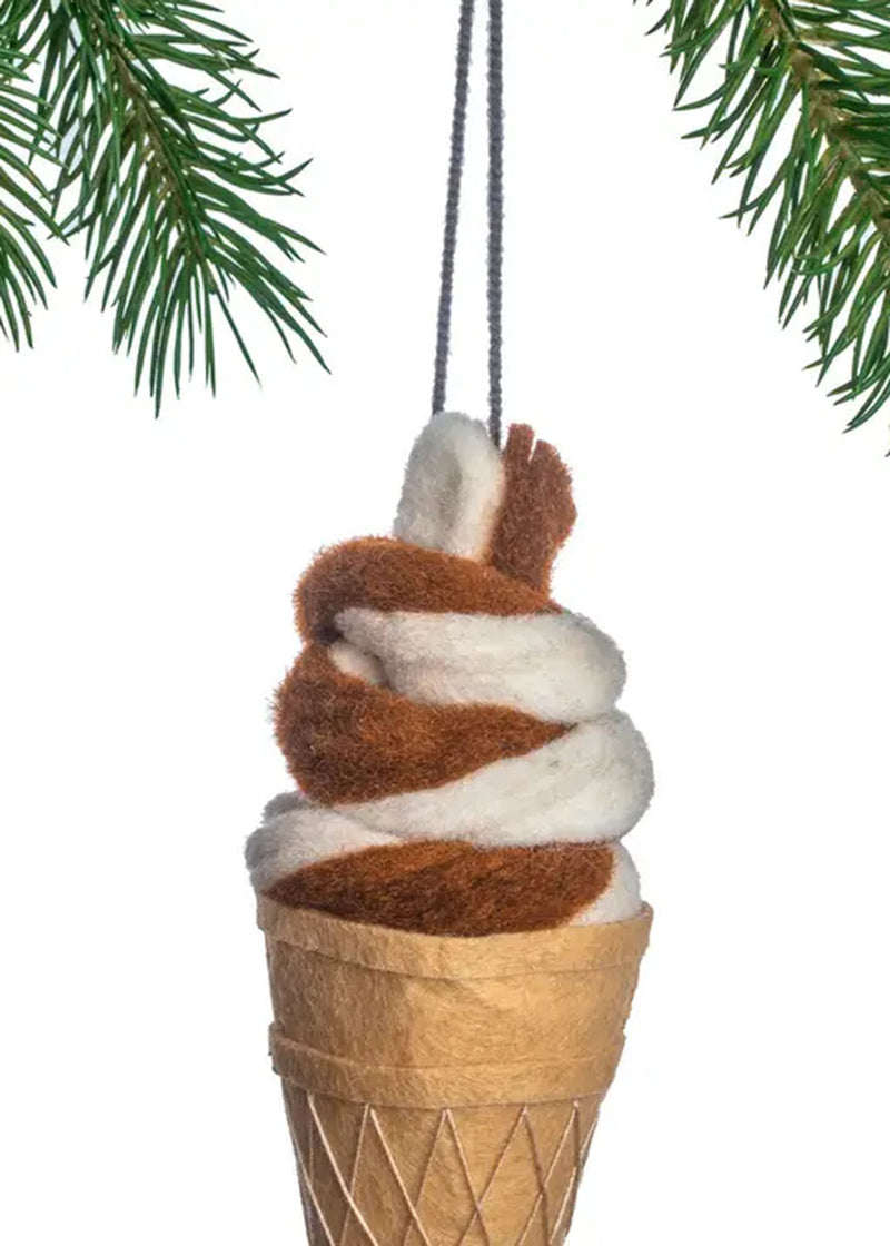 Ice Cream Felt Ornament