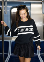 Chicago Rugby Crewneck - Black