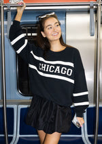 Chicago Rugby Crewneck - Black