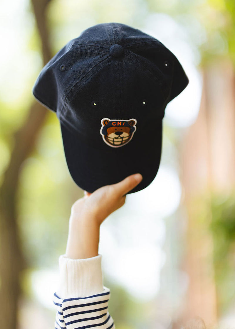 Youth Bear Chicago Dad Hat - Navy