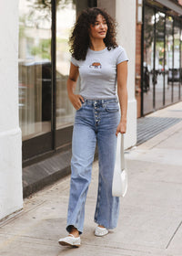 Chi Football Baby Tee