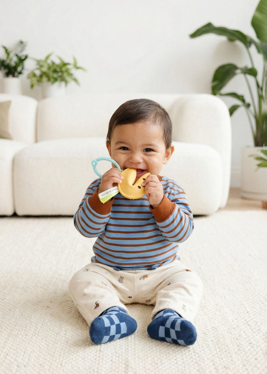 Itzy Treat Teether Toy - Fortune Cookie