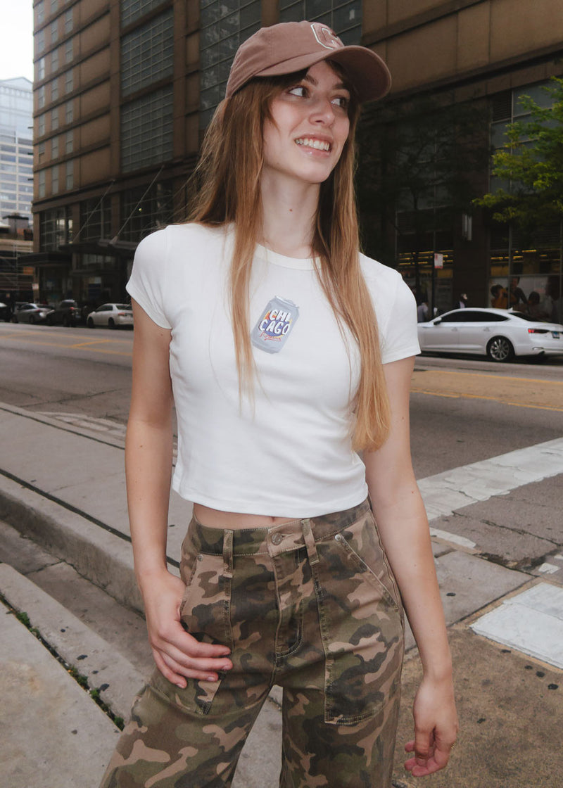 Beer Me Chicago Baby Tee