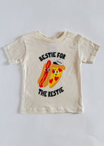 Bestie For The Restie Toddler Tee - Natural