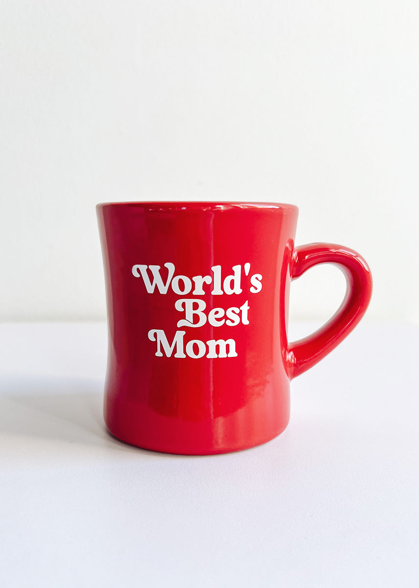 World's Best Mom Diner Mug