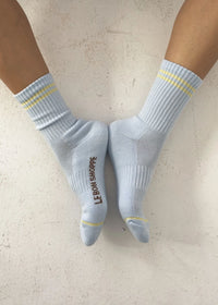 Boyfriend Socks - Pastel Sky