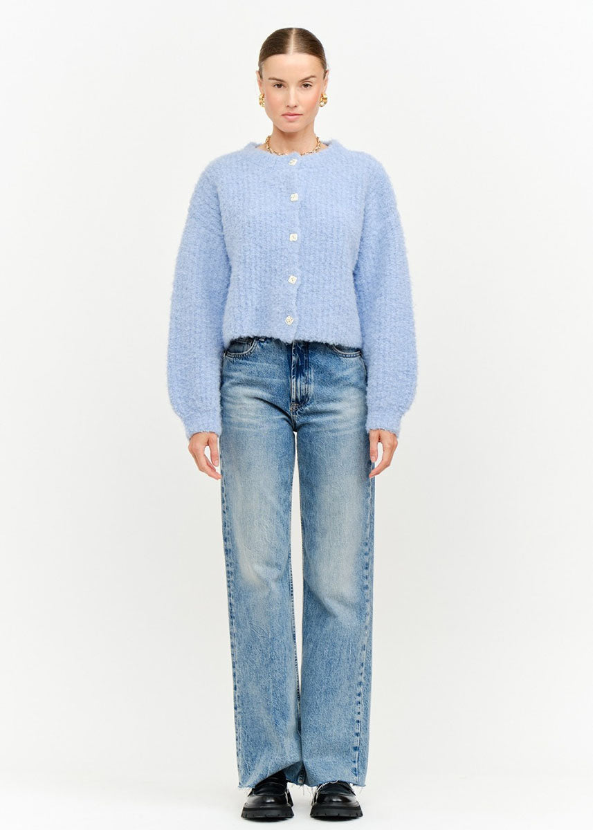 Rachel Oversized Cardigan - Blue