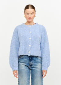 Rachel Oversized Cardigan - Blue