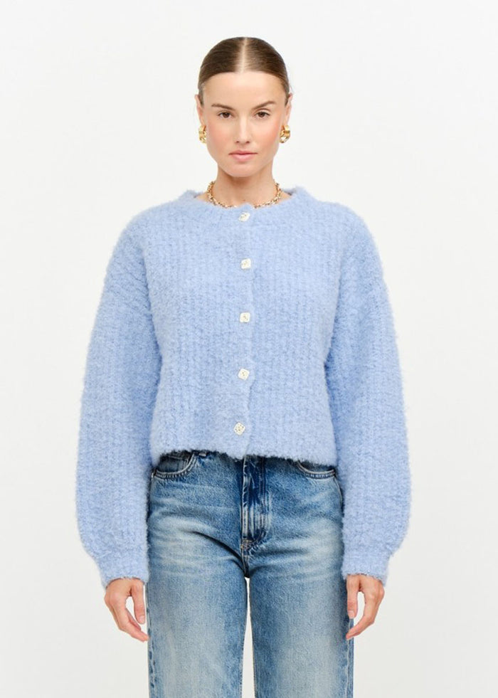 Rachel Oversized Cardigan - Blue