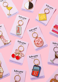 Cowboy Boot Enamel Keychain