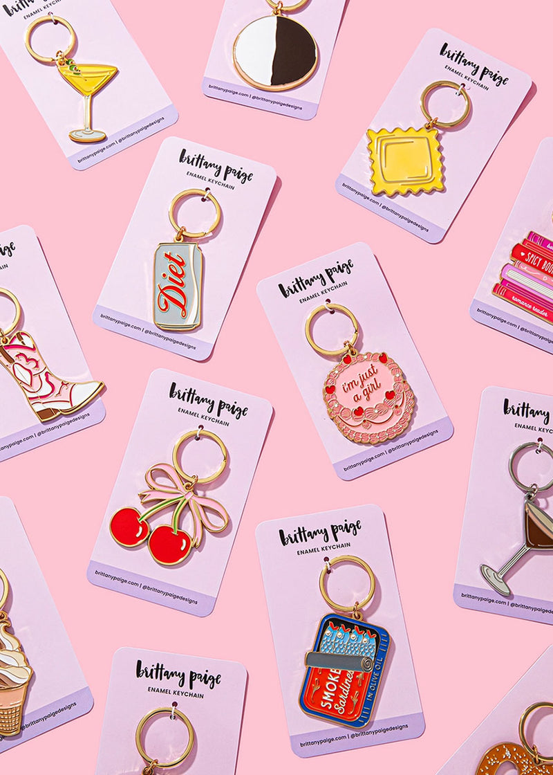 Cowboy Boot Enamel Keychain