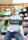 Chicago Triple Stripe Sweater - Green