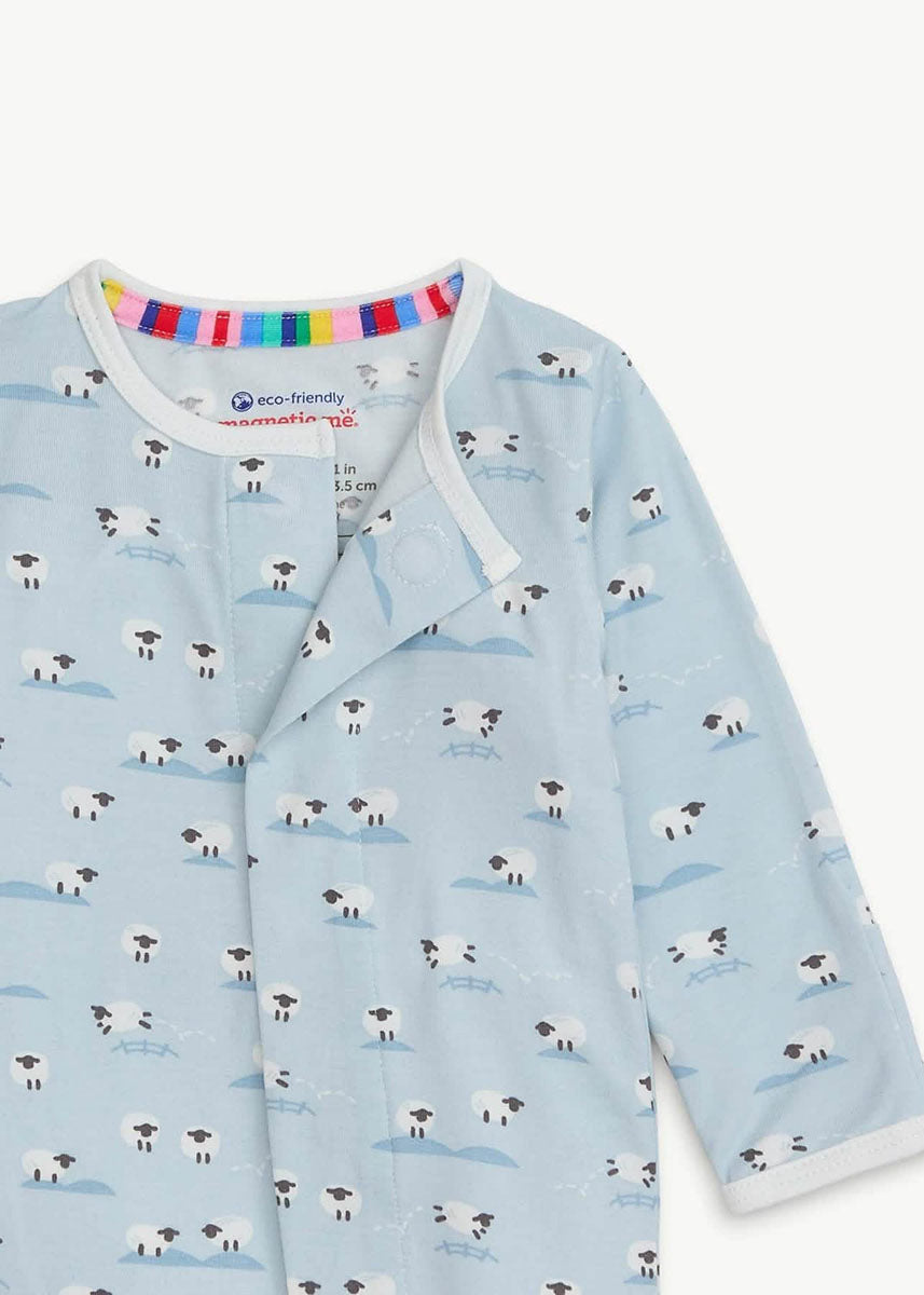 Modal Magnetic Footie - Baa Baa Baby Blue