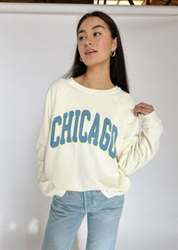 Chicago Classic Crew Sweatshirt - Blue & Green