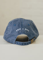 Mama Embroidered Hat - Steel Blue