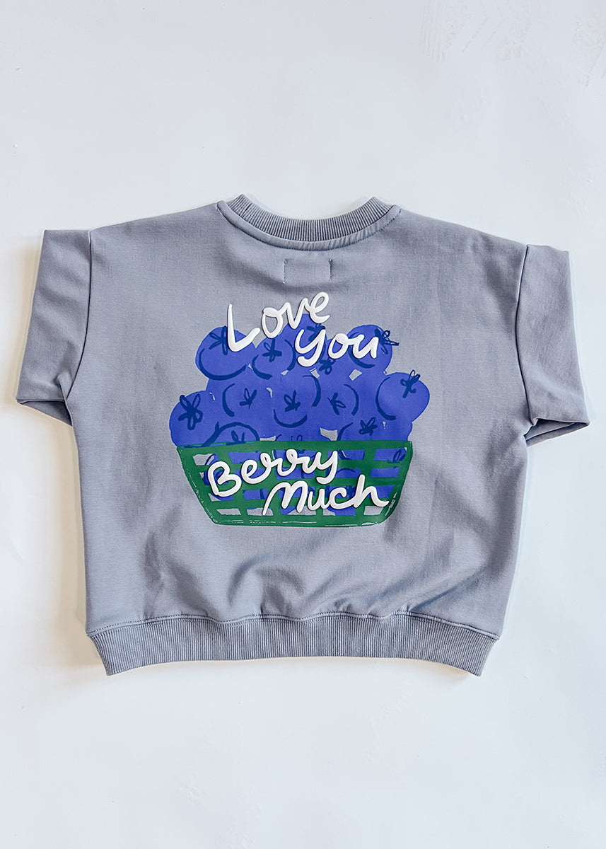 Love You Berry Much Oversized Sweatshirt