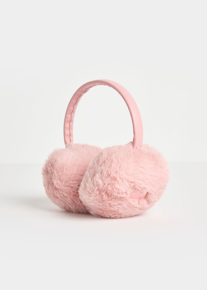 MAD HTR Faux Fur Earmuff - Blush