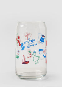 Boston Icons Can Glass