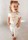 Bow Onesie - Natural