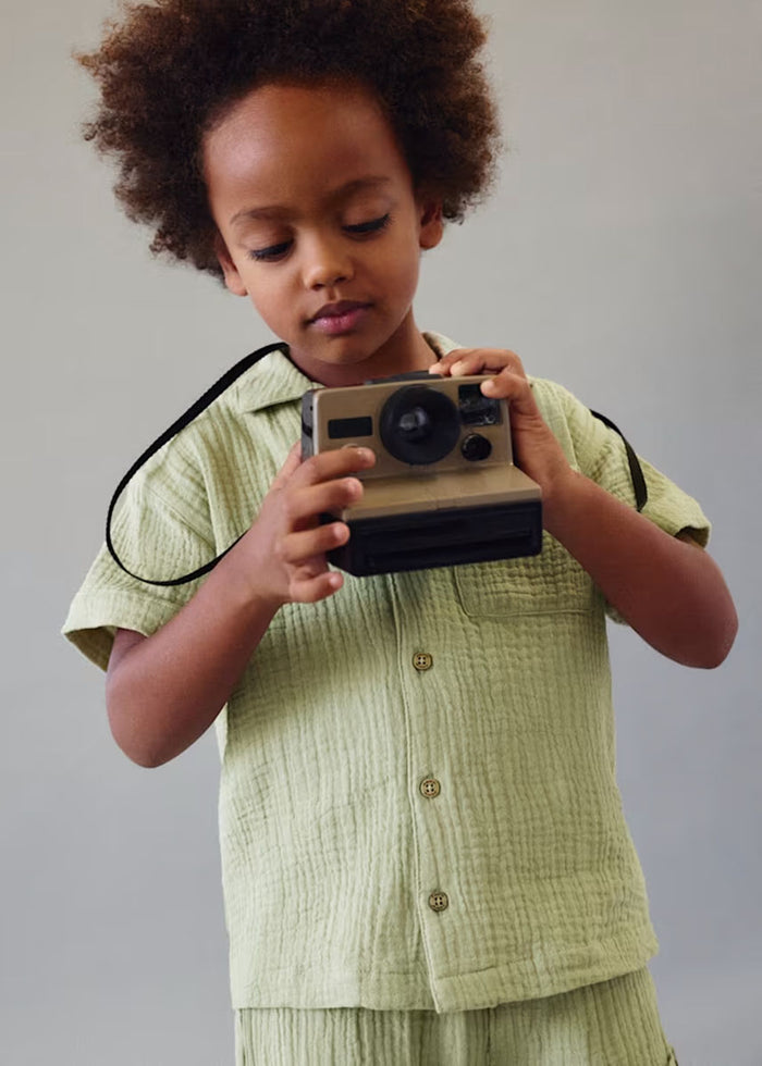 Callum Linen Button Down - Bamboo