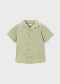 Callum Linen Button Down - Bamboo