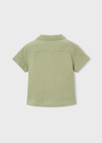 Callum Linen Button Down - Bamboo