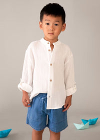 Declan Denim Bermuda Short - Medium Wash