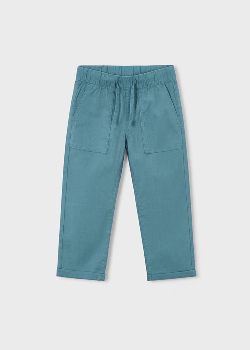 Shane Linen Jogger Pant - Seaweed
