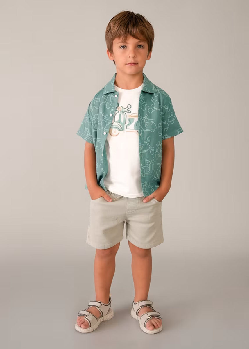 John Joe Button Down - Seaweed