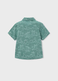 John Joe Button Down - Seaweed