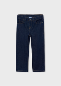 Henri Wide Leg Denim Pants - Dark Indigo