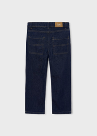 Henri Wide Leg Denim Pants - Dark Indigo