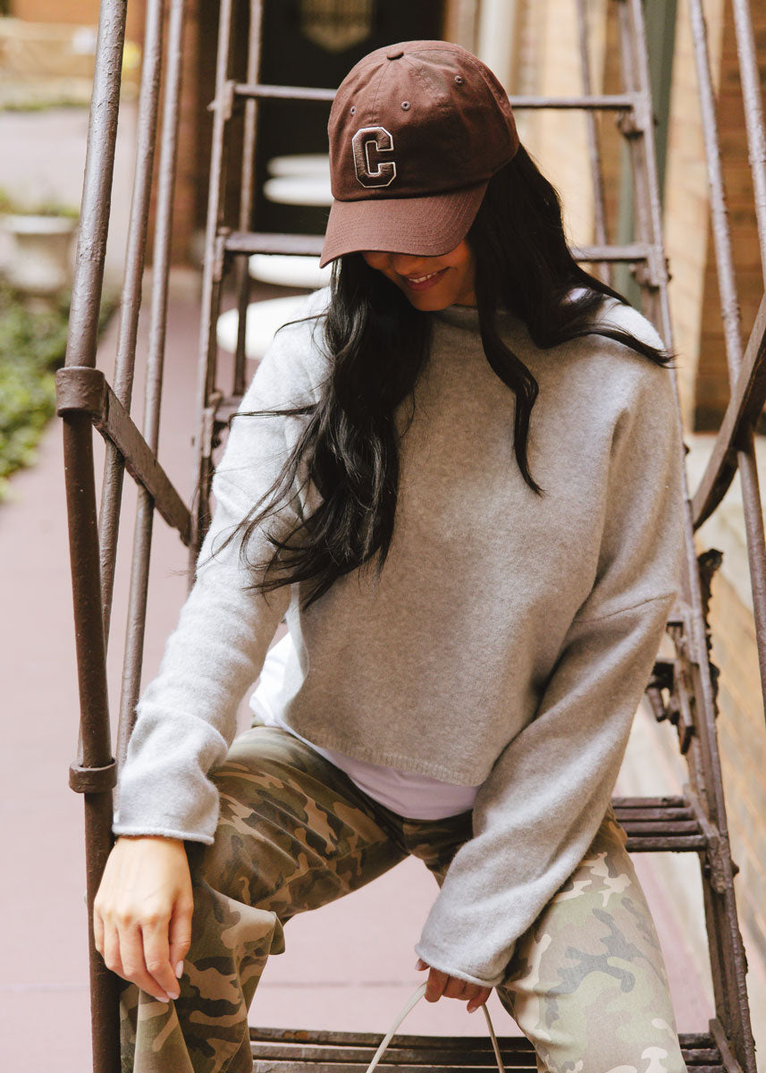 C Is For Chicago Dad Hat - Chocolate