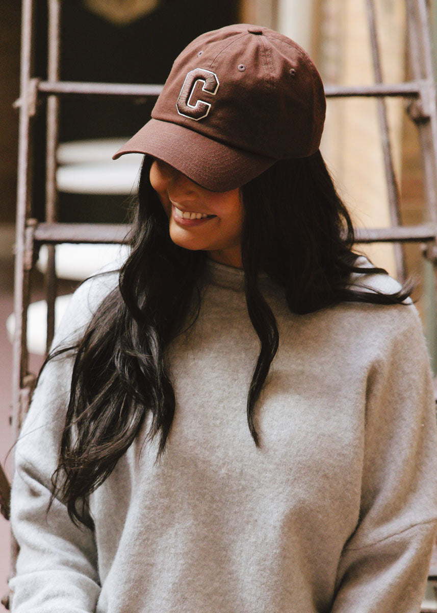 C Is For Chicago Dad Hat - Chocolate