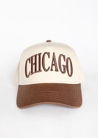 Chicago Puff Baseball Cap - Espresso