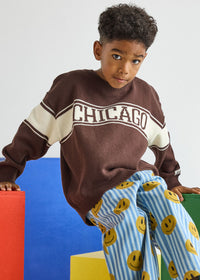Chicago Mini Athletic Sweater - Espresso