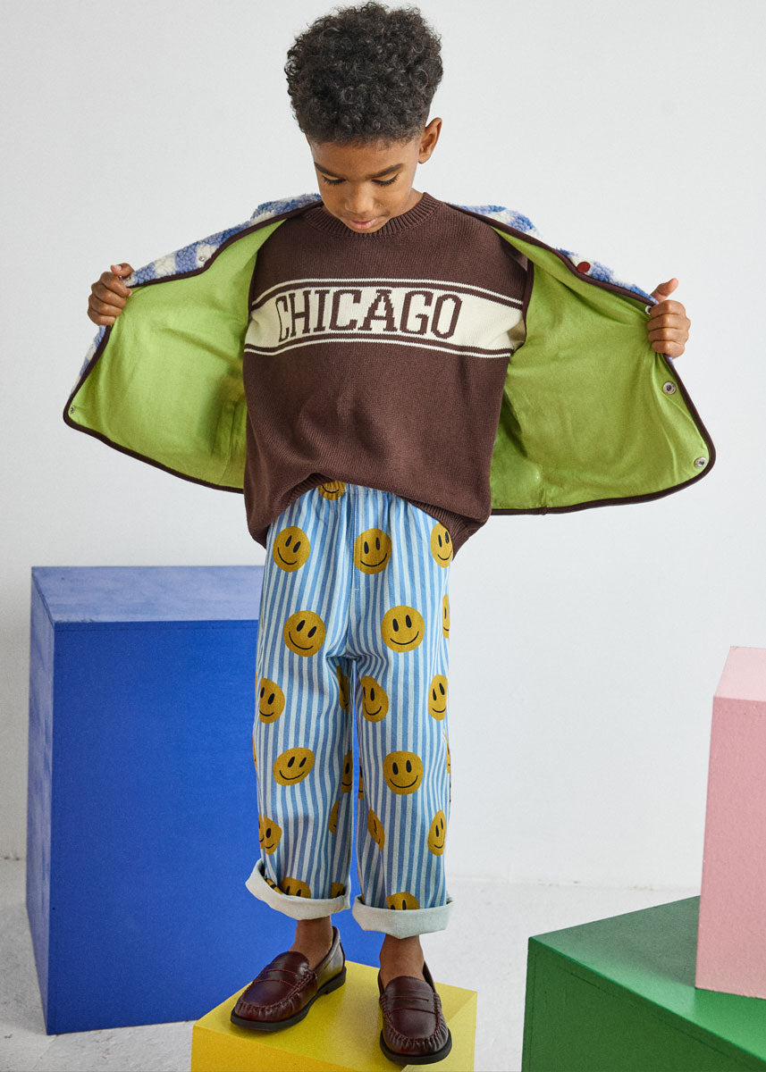 Chicago Mini Athletic Sweater - Espresso
