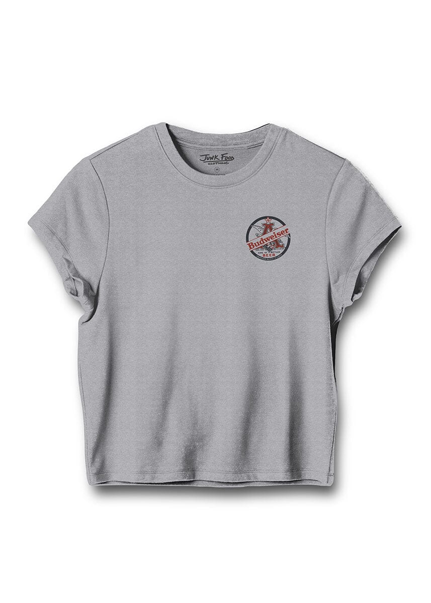 Bud Anheuser Busch Tee - Heather Grey