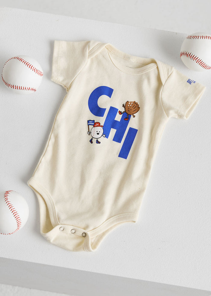 Chi Baseball Game Day Buddies Onesie