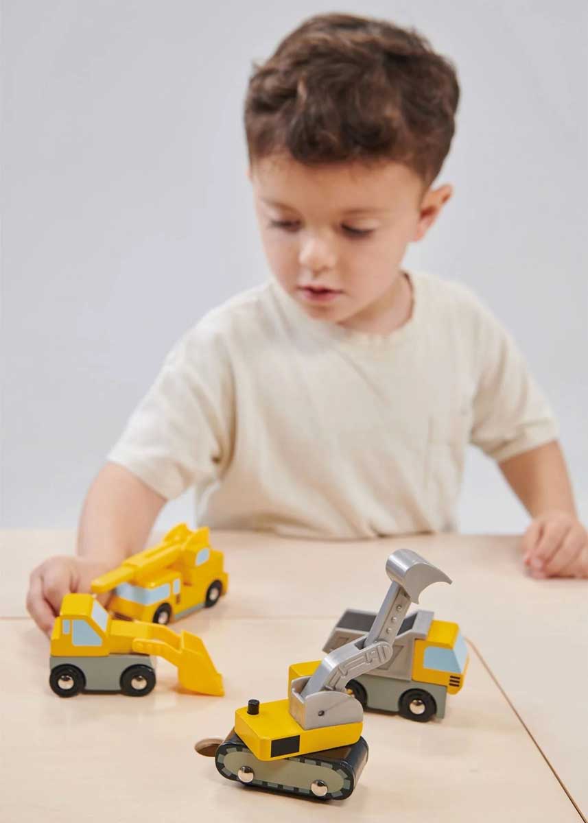 Building Vehicles Toy Set
