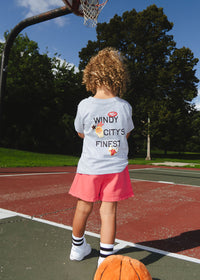 Chicago Basketball Patches Toddler Tee