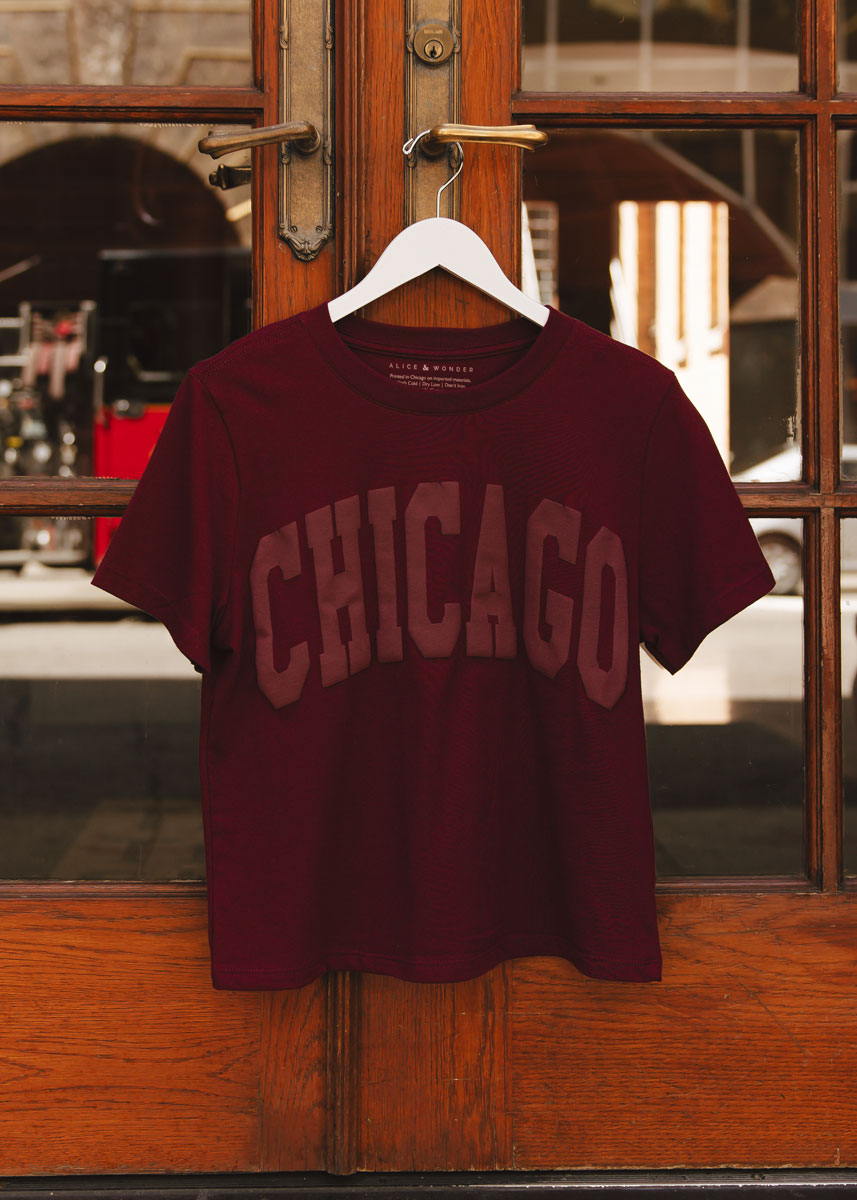 Chicago Crop Collegiate Puff - Maroon