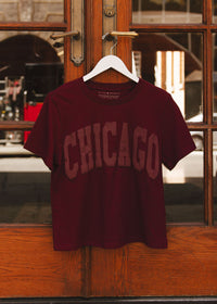 Chicago Crop Collegiate Puff - Maroon