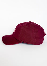 Chi Dad Hat - Burgundy & Pink