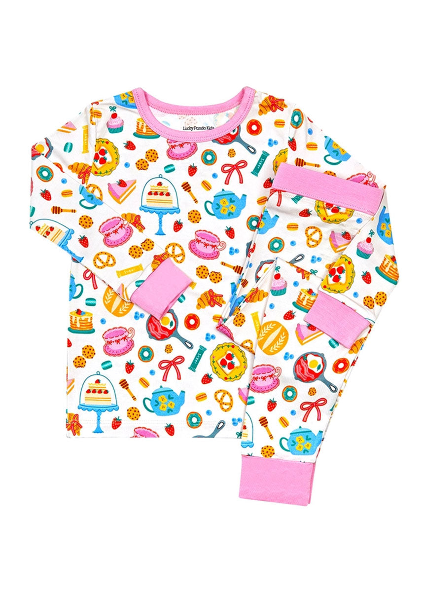 Breakfast Whimsy Bamboo Two-Piece Set