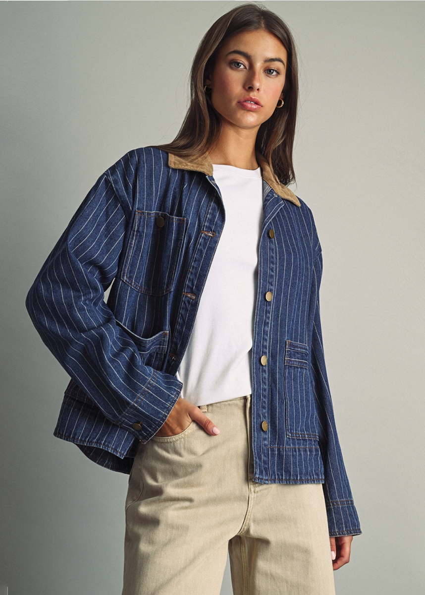 Yebba Jacket - Indigo Denim