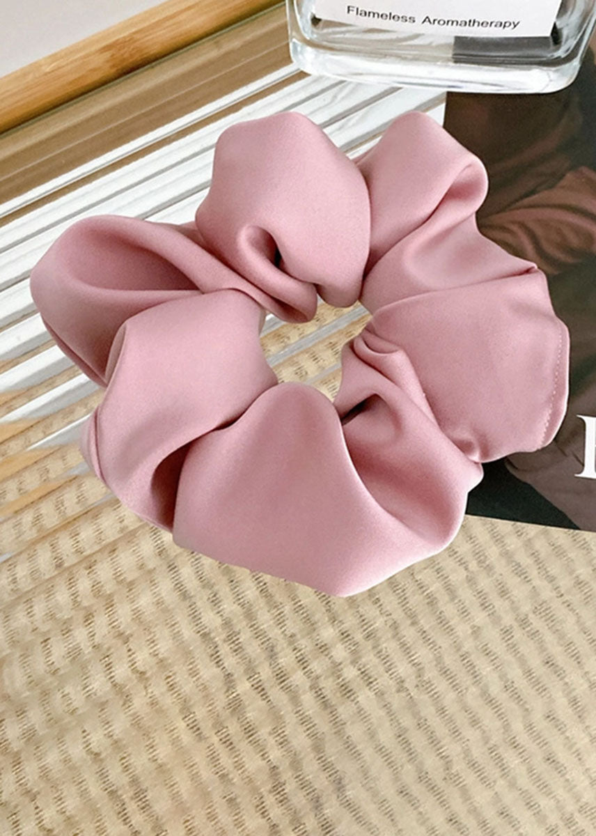 Jumbo Silk Scrunchie - Pink