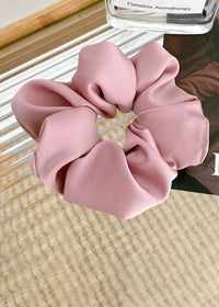 Jumbo Silk Scrunchie - Pink