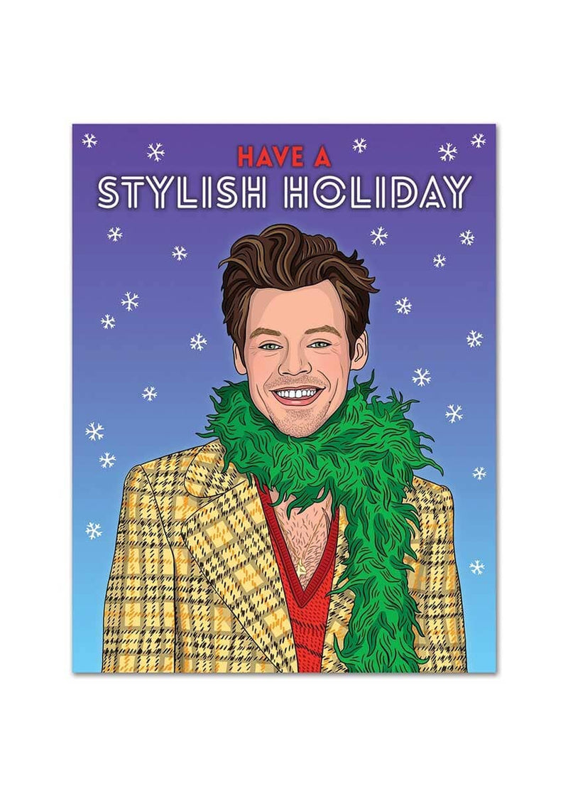 Harry Stylish Holidays Card