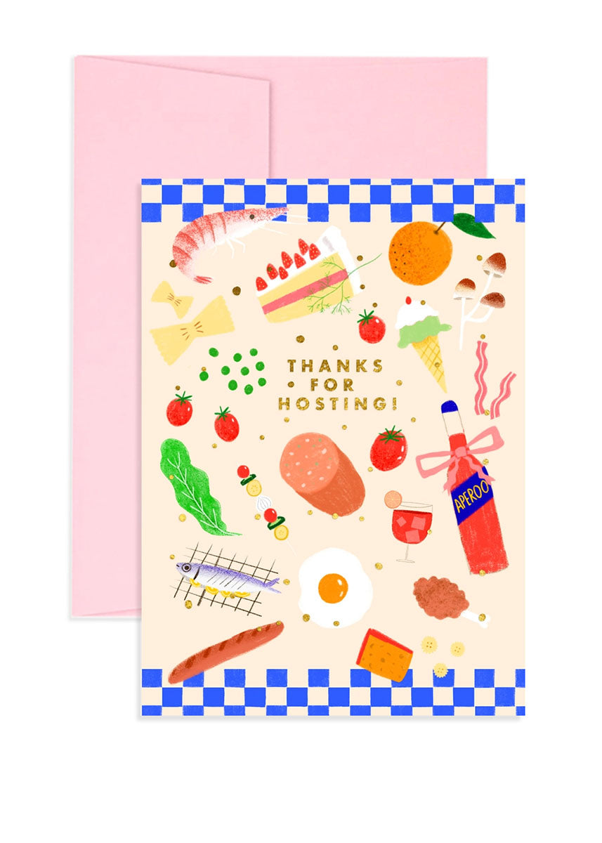 Host With The Most Thank You Notecard